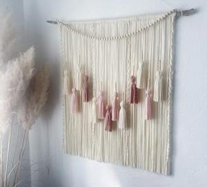 Tapiz de Macramé Grande para Decoración de Paredes de Dormitorio, Ofrece un Estilo Artístico Elegante y una Mejora Acogedora del Interior, Procedente de la India - Product Image 6