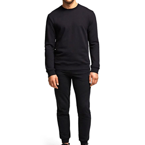 2025 nouveauté Logo personnalisé hommes survêtements deux pièces à capuche et pantalon formation Jogging ensemble avec matériau épais pour l'hiver - Product Image 1