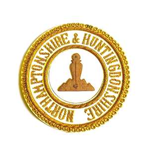 Badges d'Écharpe Maçonnique de Haute Qualité, Meilleures Ventes 2025, Meilleur Prix avec Service OEM, MOQ Faible, Badges d'Écharpe Provinciales Brodés - Product Image 1