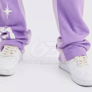 Chándal con estampado de farol para hombre, conjunto de estilo callejero a la moda con logotipo estampado en relieve, chándal con estampado de farol para hombre - Product Image 6