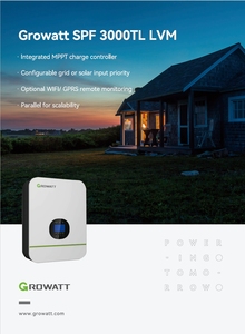 En stock Inversor solar Growatt SPF 3000TL LVM 3kw 3000W monofásico fuera de la red monofásico 230V IP20 - Product Image 2