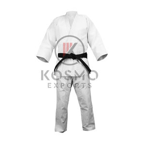 Uniforme de kárate Jiu Jitsu Gi de peso pesado personalizado con diseño de logotipo frontal, nuevos trajes de artes marciales - Product Image 2