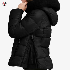 Veste matelassée pour femme de la meilleure qualité, couleur et logo personnalisables, parka d'hiver respirante en tricot - Product Image 3