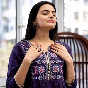 Premium Cotton Short <b>Top</b> for Ladies Lightweight Summer Comfort Ethnic Clothing <b>Indian</b> Pakistani Maruti Fashion MF334 Digital - Product Image 4