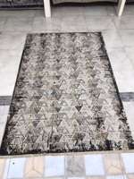Tapis mural réversible en polypropylène de style méditerranéen Goldenmoon, fabriqué à la machine, avec dos antidérapant et résistant aux taches, pour la maison et le golf