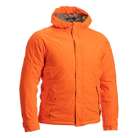 Veste de chasse orange à motif personnalisé pour homme, imperméable, softshell, multi-poches, isolée