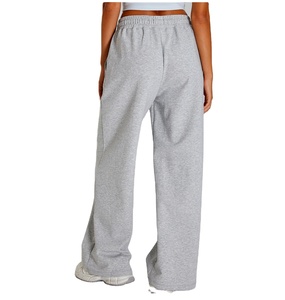 Wholesale <b>Women's</b> Loose Fit Mid Waist Breathable Terry Fabric <b>Summer</b> Sweatpants Casual Stylish <b>Trousers</b> Streetwear Loungewear - Product Image 5