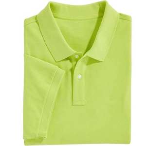 Chemises polo pour hommes en coton, grande taille, personnalisées, avec col montant et manches courtes, respirantes, couleur verte, service OEM, design - Product Image 4