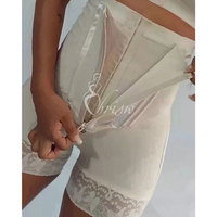 Fajas Colombianas de Alta Compresión, Corsé Moldeador de Cintura, Pantalones Cortos BBL, Control de Abdomen, Ropa Interior Moldeadora con Tirantes