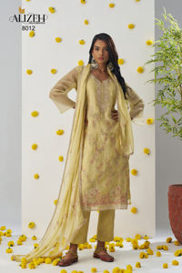 Festive Kurti Pant Co-ord Premium Silk Blend Léger pour Puja - Product Image 3