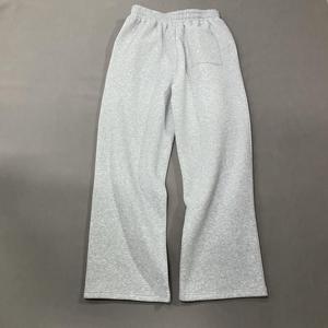 Pantalones de chándal de algodón pesado 100%, logotipo personalizado bordado OEM fábrica al por mayor. - Product Image 2
