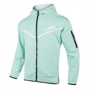 ชุดวอร์มผ้าฝ้ายโพลีเอสเตอร์สำหรับผู้ชายและผู้หญิง OEM ออกแบบได้ตามที่ต้องการ - Product Image 5