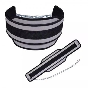 Cinturón de entrenamiento de gimnasio de neopreno ajustable para entrenamiento de fuerza Cadena de inmersión de peso Bolsas de potencia de ejercicio - Product Image 5