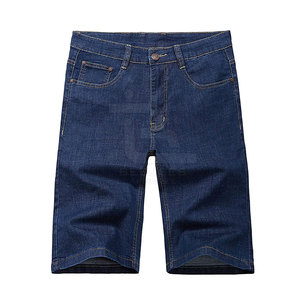 Nuevo estilo hecho a medida 100% algodón Casual Jeans Shorts Color sólido transpirable secado rápido hecho en Pakistán para hombres logotipo personalizado - Product Image 1