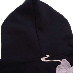 Sweat à Capuche Surdimensionné avec Épaule Goutte Broderie Logo Nouvelle Arrivée Patch Sweat à Capuche Brodé pour Hommes - Product Image 4