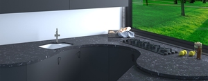 Custom Kitchen Bathroom Vanity <b>Tops</b> Calacatta Quartz Natural Stone Countertops Carrara Calacata Hotel Project Quartz Plate - Product Image 2