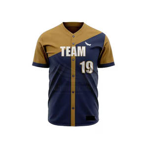 Conjuntos de camisetas de béisbol portátiles de doble cara Fabricación de uniformes de béisbol de diferentes estilos en Pakistán - Product Image 4