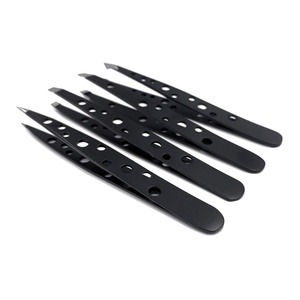 Nouvelle arrivée pince à sourcils avec logo personnalisé pince à sourcils pointu en acier inoxydable - Product Image 3