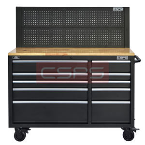 Customizable Lockable 10-Drawer Rolling <b>Tool</b> Cabinet Powder Coated Steel <b>Trolley</b> Mechanic Garage OEM ODM Supported 680kg Load - Product Image 5