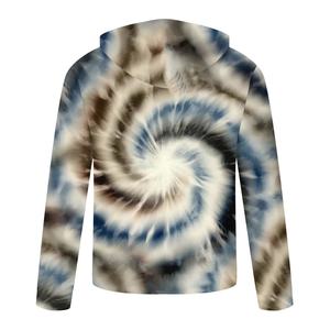 Sudadera con Capucha y Media Cremallera 100% Algodón, Impresión Puffscreen, Estilo Urbano, Fabricantes de Sudaderas con Capucha y Cremallera, Logotipo Personalizado, Sudaderas con Capucha Gruesas - Product Image 4