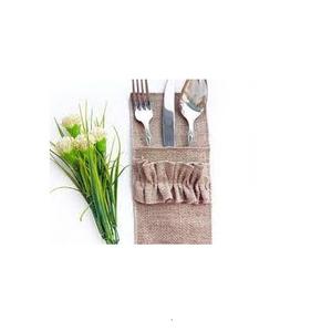 Vente en gros de pochette porte-cuillère à couverts en cuir pochette personnalisée pour la vaisselle sac cuisine occidentale porte-couteau et fourchette pour l'extérieur - Product Image 3