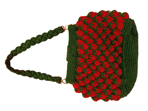 Bolso de Mano de Ganchillo de Alta Calidad con Diseño de Fresa para Mujer - Product Image 5