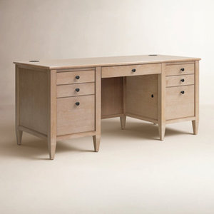 Gayle Executive <b>Desk</b> Rectangular Engineered Wood <b>Computer</b> Workstation DESK2-0087 - Product Image 1