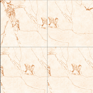 600x600mm đánh bóng màu be đá cẩm thạch nhìn sứ ngói với đậm veining thanh lịch độ bóng cao kết thúc cho sàn hiện đại - Product Image 2
