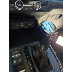 1 шт. прозрачная ручка переключения передач, переключатель передач, наклейка с подсветкой для Honda CRV 2022 2023