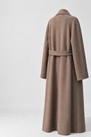 Manteau en cachemire de luxe pour femmes, surdimensionné, respirant, doublure en soie écologique, double face