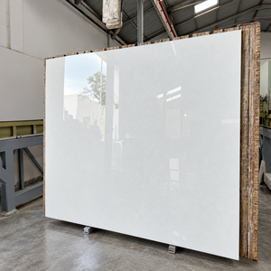Mármol Blanco Natural de Vietnam Cortado a Medida, Losas Pulimentadas de 40x40 con Vetas Grises para Proyectos de Revestimiento de Pisos y Paredes Interiores - Product Image 4