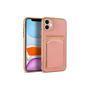 Étui Porte-Cartes en Silicone Premium Série MSRA Bark pour iPhone 11 – Coque Arrière Fine et Protectrice au Design Élégant (Style INS) Compatible 11 Pro - Product Image 2