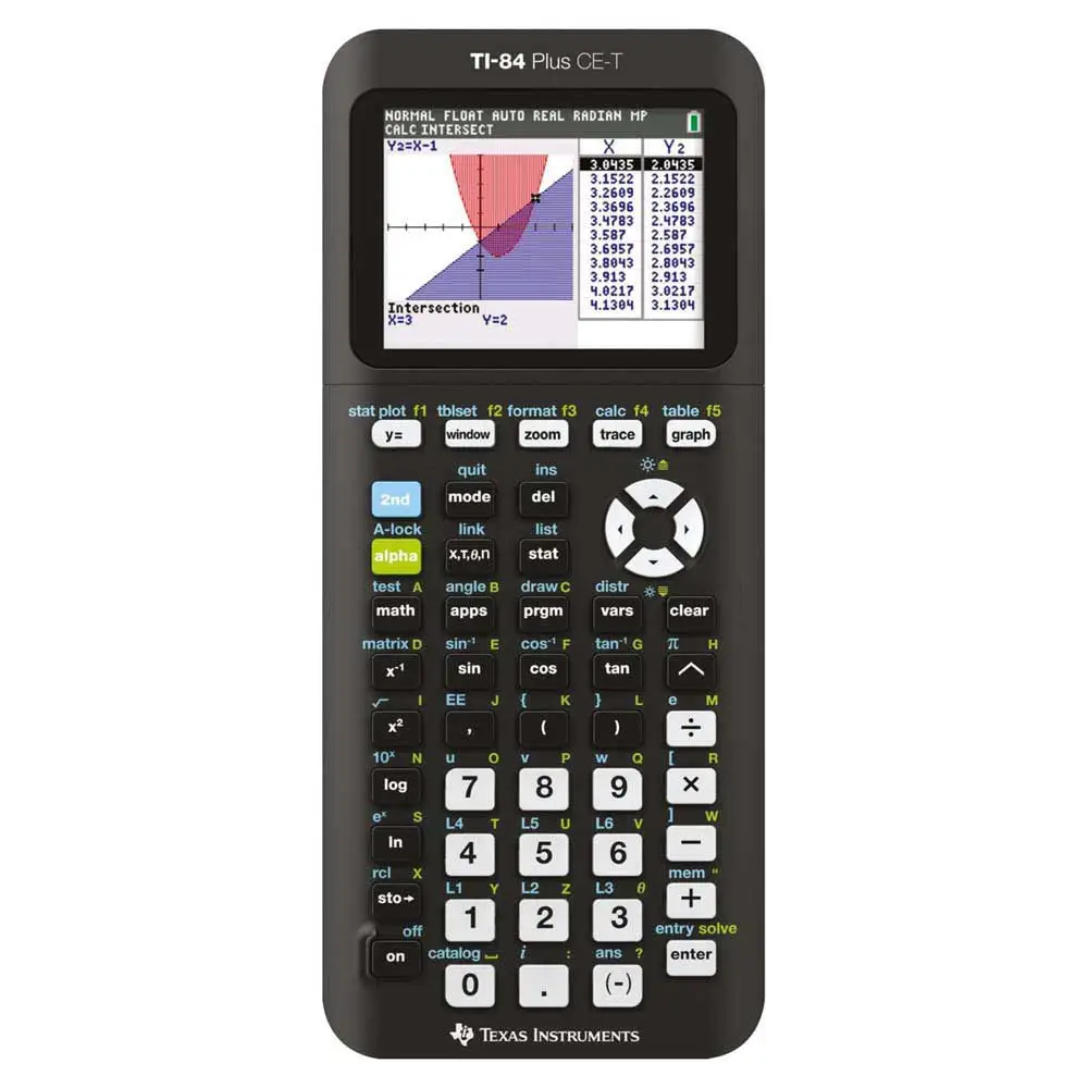 Texas Instruments Ti-84 Plus Graphics Calculator untuk dijual dengan bagian lengkap dan aksesoris