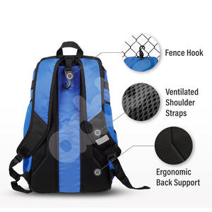 Bolsa de béisbol-Mochila para béisbol, softbol, Tball-Bolsa de murciélago para adultos y jóvenes Azul - Product Image 4