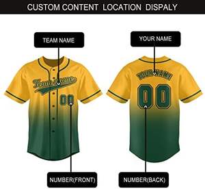 Nueva camiseta de béisbol-Estampado de moda desvanecido con nombre y número de equipo personalizado, camisetas de fanáticos deportivos para hombres y mujeres - Product Image 5