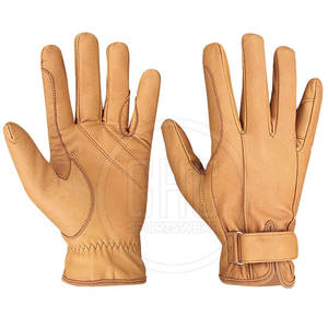 Gants d'équitation unisexes en cuir de haute qualité fabriqués au Pakistan, durables, à doigts entiers, antidérapants, respirants, à séchage rapide, vente en gros - Product Image 1