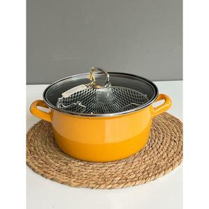 Padella smaltata gialla - Product Image 3