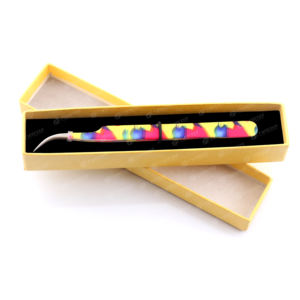 แหนบต่อขนตาปลอมทำจากสแตนเลสออกแบบโลโก้ตามสั่งเพิ่มวอลลุ่มฉลากส่วนตัว - Product Image 5