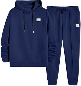 เสื้อยืดสกรีนลายแฟชั่นสตรีทแวร์แบบกำหนดเองและชุดกางเกงวอร์มลายทางทรงตรงสำหรับผู้ชาย ชุดดีไซน์สำหรับผู้ชาย - Product Image 5