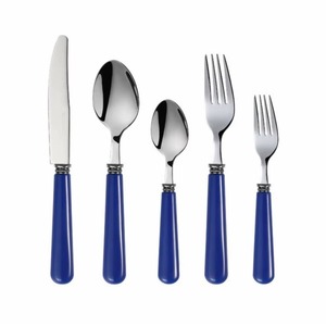 Cubiertos de acero inoxidable con acabado Chapado en Color plateado y mango de diseñador, cubiertos aptos para lavavajillas, Juego de 4 para uso en bodas y hoteles - Product Image 4