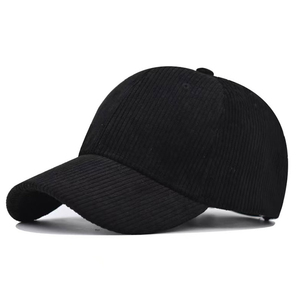 Gorra de camionero de pana personalizable 2025 gorra de béisbol ajustable con estilo a rayas y logotipo bordado para uso en exteriores - Product Image 2