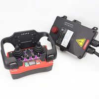 Control Remoto Industrial con Joystick de 200 Canales Inalámbricos para Maquinaria de Elevación Pesada, Venta Directa de Fábrica