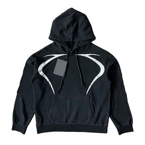 Survêtement unisexe de haute qualité en deux pièces, personnalisable, 100% coton molletonné 350 GSM, coupe ajustée, survêtement de qualité supérieure pour hommes - Product Image 2