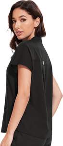 Moda Jogger Scrubs Uniformes Conjuntos para mujeres Hospital Médico Scrub Trajes Uniformes de enfermería Venta al por mayor Algodón Spandex - Product Image 3