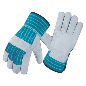 Gants de sécurité industriels en cuir de vachette pleine fleur, nouveau design, gants de travail robustes en cuir canadien pour la protection des mains et du corps - Product Image 3