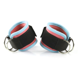 Correas de tobillo de nailon de alta calidad para gimnasio, equipo al por mayor hecho a medida para levantamiento de pesas, asegurando comodidad y soporte - Product Image 1