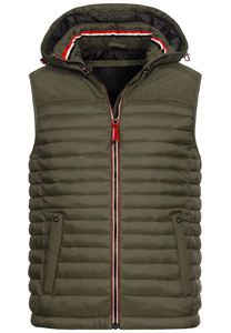 <b>Sleeveless</b> Top Selling Designer Puff Padded <b>Coat</b> Oem Logo Oversized Printed Men's Down Bubble Winter Custom Puffer Jacket - Product Image 6