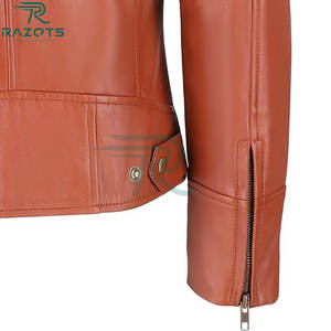 Chaqueta de Cuero Vacuno 100% de Alta Calidad para Mujer, Nueva, Elegante, de Secado Rápido, para la Temporada de Invierno - Product Image 6