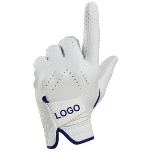 Guantes de golf de cuero Cabretta con logotipo personalizado del fabricante Guante de golf para zurdos y diestros Cuero Cabretta - Product Image 3