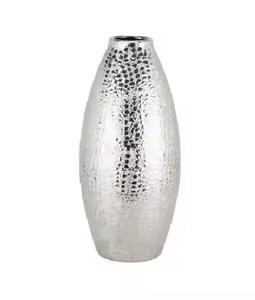 Florero de Metal de aluminio chapado en oro antiguo de alta demanda Diseño hecho a mano por decor Impex - Product Image 5